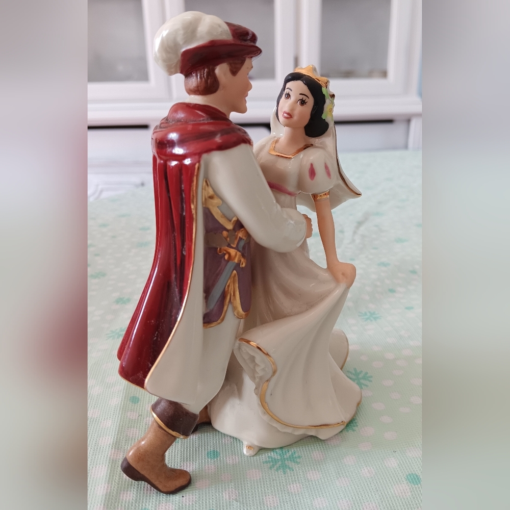 Snow White and Prince Charming Figurine By Lenox